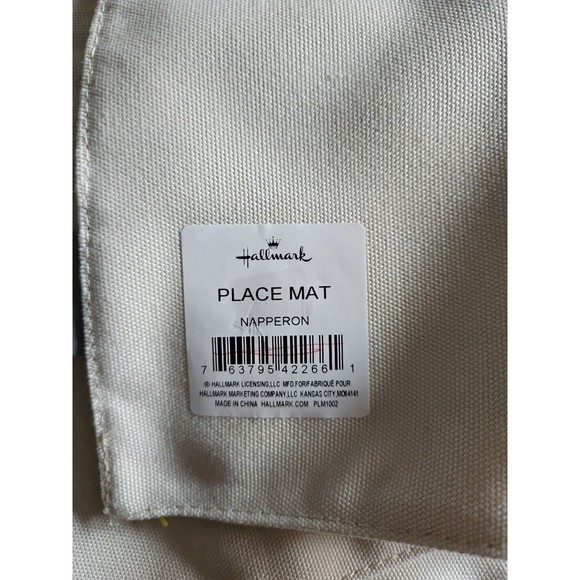 New Hallmark Napperon Table Placemats Set of 4 - 19" x 13.5" Big Ham Wise *** - Picture 4 of 5